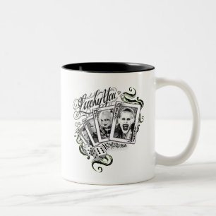 Tasse 2 Couleurs Peloton de suicide "chanceux vous" cartes de jeu