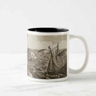 Tasse 2 Couleurs Pelsaert place la manière de voile entre les