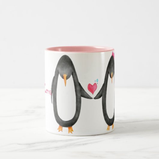 Tasse 2 Couleurs Pengin Luv (Centre)