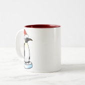 Tasse 2 Couleurs Penguin, l'empereur père Noël (Devant gauche)