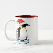 Tasse 2 Couleurs Penguin, l'empereur père Noël (Gauche)