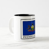 Tasse 2 Couleurs Pennsylvanie (Devant gauche)