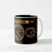 TASSE 2 COULEURS PENNSYLVANIE (Devant droit)