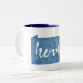 Tasse 2 Couleurs Pennsylvanie - Grain de bois (Devant gauche)