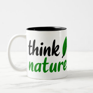 Tasse 2 Couleurs penser à la nature