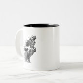 Tasse 2 Couleurs penseur (Devant gauche)