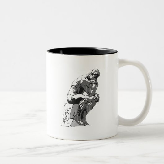 Tasse 2 Couleurs penseur (Droit)
