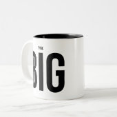 Tasse 2 Couleurs Pensez GRAND (Devant gauche)