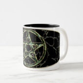 Tasse 2 Couleurs Pentagramme Drinkware (Devant droit)
