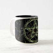 Tasse 2 Couleurs Pentagramme Drinkware (Devant gauche)