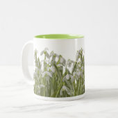 Tasse 2 Couleurs Perce-Neige de Printemps (Devant gauche)