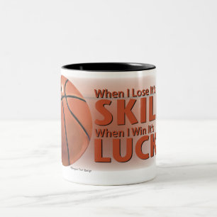 Tasse 2 Couleurs Perdre des compétences gagner chance Basket