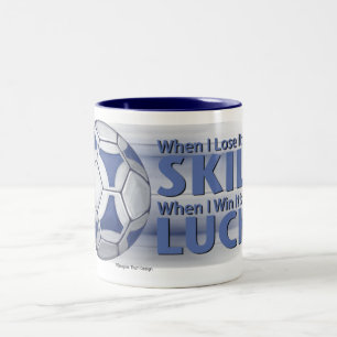 Tasse 2 Couleurs Perdre la compétence gagner la chance Futbal