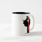 Tasse 2 Couleurs Perdu à Paris (Devant droit)