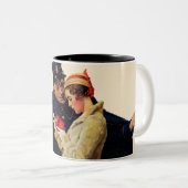 Tasse 2 Couleurs Perdu à Paris (Devant droit)