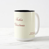 TASSE 2 COULEURS PÈRE CHRISTAS (Devant droit)