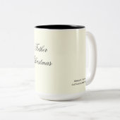 TASSE 2 COULEURS PÈRE CHRISTAS (Devant droit)