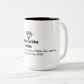 Tasse 2 Couleurs Père de la mariée (Devant droit)