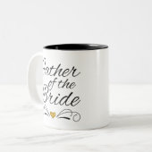 Tasse 2 Couleurs Père De La Mariée - Coeur D'Or (Devant gauche)