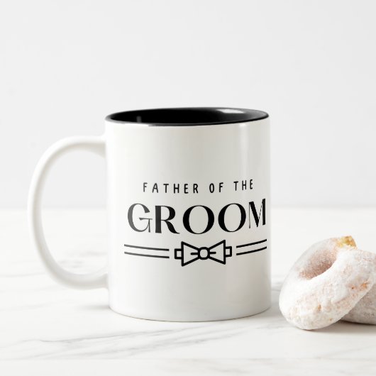 Tasse 2 Couleurs Père du marié (Avec donut)