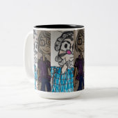 TASSE 2 COULEURS PÈRE ET MÈRE (Devant gauche)