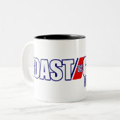 Tasse 2 Couleurs Père fier de la garde côtière (Devant gauche)