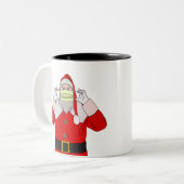 Tasse 2 Couleurs Père Noël 2021 (Devant gauche)