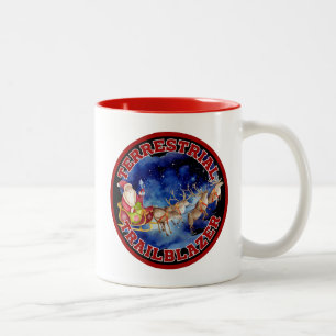 Tasse 2 Couleurs Père Noël amusant - Pionnier Terrestre