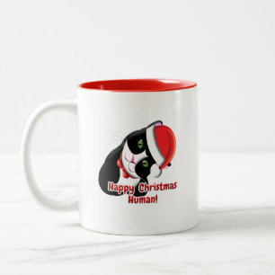 Tasse 2 Couleurs Père Noël Cat