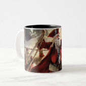 Tasse 2 Couleurs Père Noël Est Un Pirate (Devant gauche)