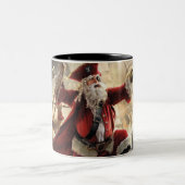 Tasse 2 Couleurs Père Noël Est Un Pirate (Centre)