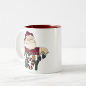 Tasse 2 Couleurs Père Noël Joy (Devant gauche)