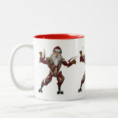 Tasse 2 Couleurs Père Noël robot (Gauche)
