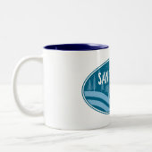 Tasse 2 Couleurs Père Noël Rosa California Extérieur (Gauche)