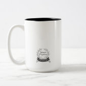 Tasse 2 Couleurs Perfection de progrès pas - gris-foncé (Gauche)