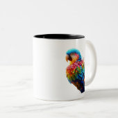 Tasse 2 Couleurs Perroquet (Devant droit)