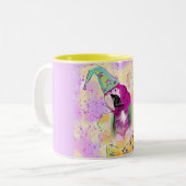 Tasse 2 Couleurs Perroquet (Devant gauche)