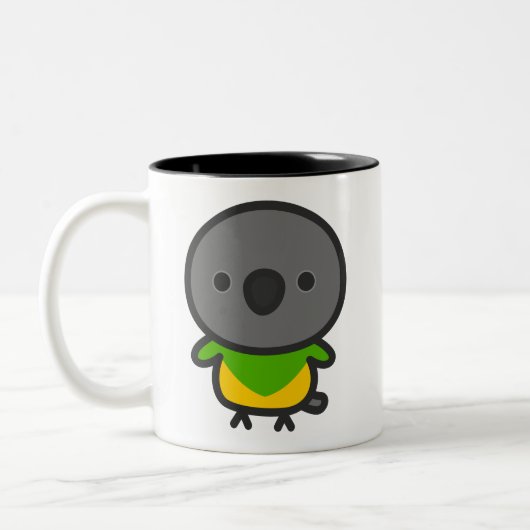 Tasse 2 Couleurs Perroquet du Sénégal (Gauche)