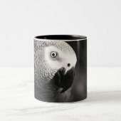 Tasse 2 Couleurs Perroquet gris d'Afrique (Centre)