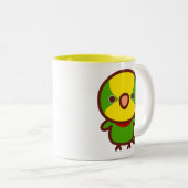 Tasse 2 Couleurs Perroquet superbe (Devant droit)