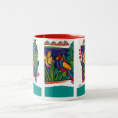 Tasse 2 Couleurs Perroquet Tasse-Tropical (Centre)