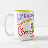 Tasse 2 Couleurs Perroquets de fête (Gauche)