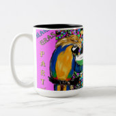 Tasse 2 Couleurs Perroquets de Mardi Gras (Gauche)