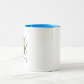 Tasse 2 Couleurs Perroquets inséparables (Centre)