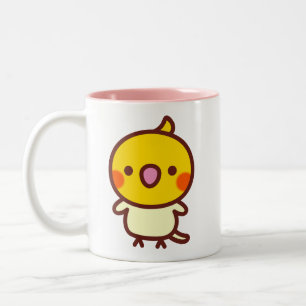 Tasse 2 Couleurs Perruche lutino