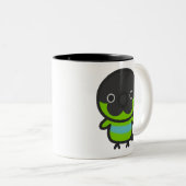Tasse 2 Couleurs Perruche nanday (Devant droit)