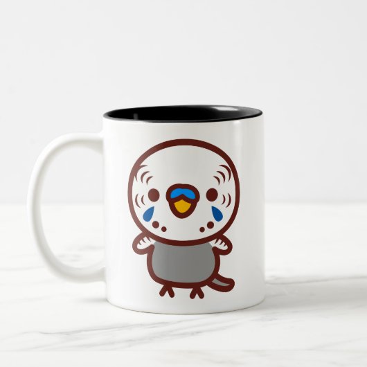 Tasse 2 Couleurs Perruche ondulée / Mâle gris normal (Gauche)