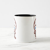 Tasse 2 Couleurs Perruche ondulée / Mâle gris normal (Centre)