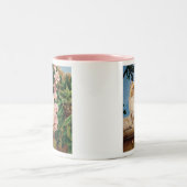 Tasse 2 Couleurs Perse Chat Rose Dryad (Centre)
