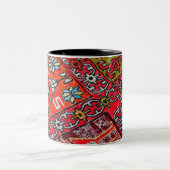 Tasse 2 Couleurs Perse orientale, Motif turc, Moquette (Centre)